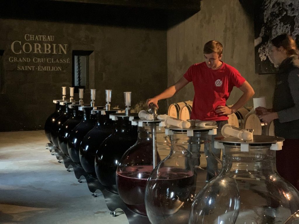 Wineglobe au Château Corbin, Grand Cru Classé de Saint-Émilion