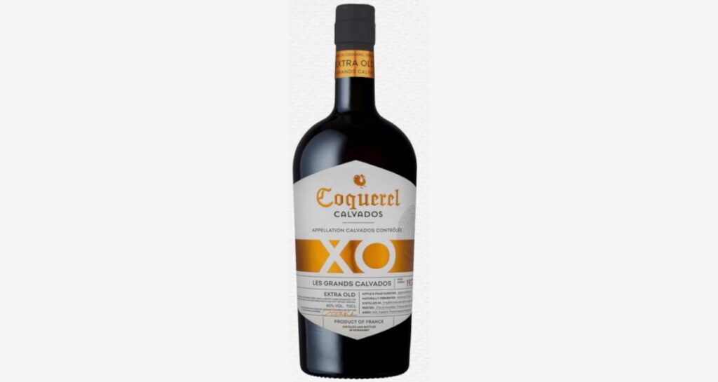 Bouteille de calvados Extra Old du domaine de Coquerel