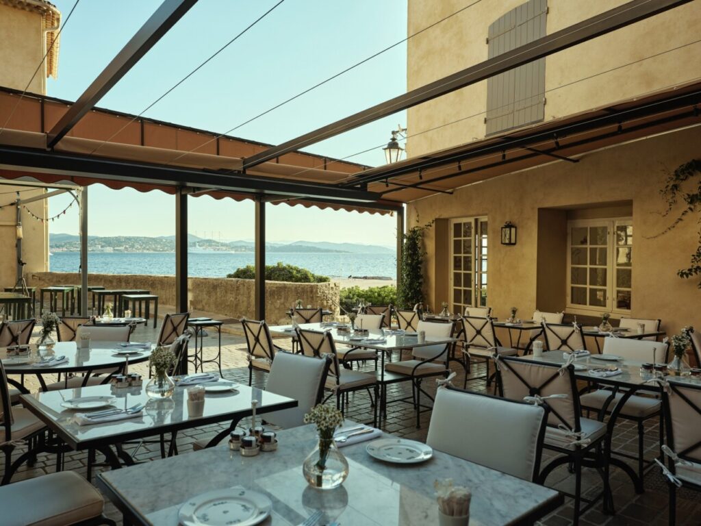 Terrasse du restaurant La Ponche