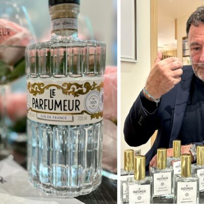 Le gin Le Parfumeur du groupe Vedrenne a été créé par le parfumeur et designer végétal Hervé Gambs