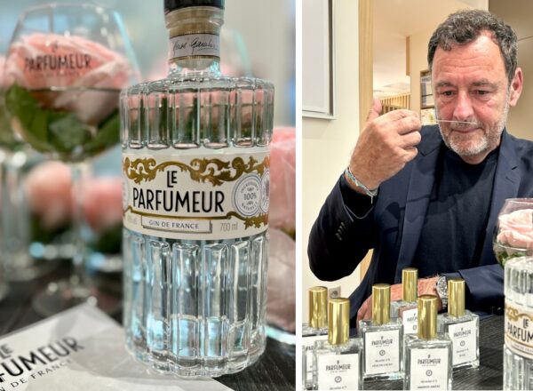 Le gin Le Parfumeur du groupe Vedrenne a été créé par le parfumeur et designer végétal Hervé Gambs