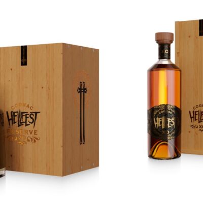 Flacons single Estate XO et Réserve 70 du Cognac Hellfest