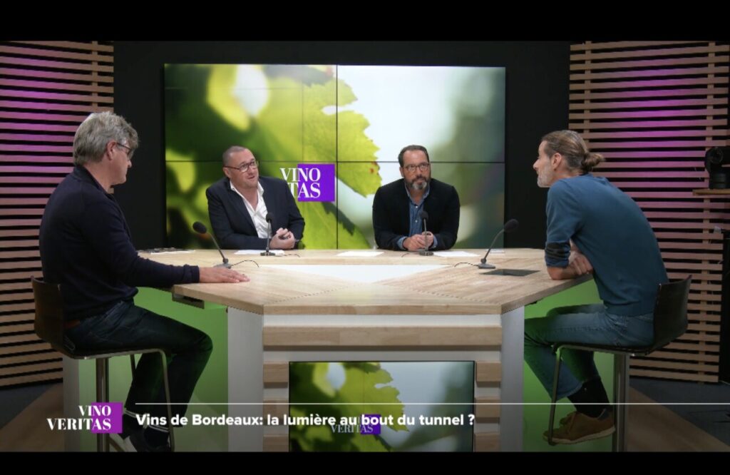 Emission Vino Veritas TV7 du mois de septembre 2024 sur la crise à Bordeaux