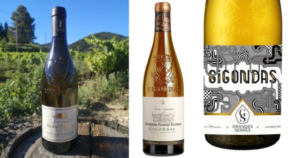 Sélection Terre de vins de cuvées en appellation Gigondas blanc