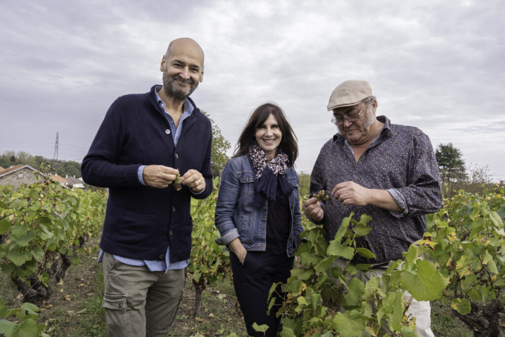 Philippe Feitussi, Géraldine Tridon et Jo Pithon, le trio du domaine alauda