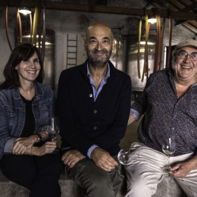 Géraldine Tridon, Philippe Feitussi et Jo Pithon, le trio du domaine alauda