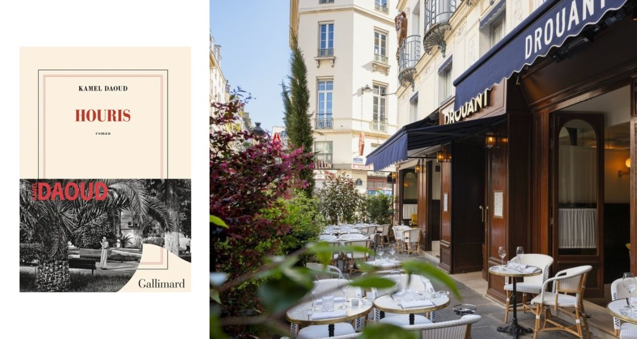 Le livre Houris de Kamel Daoud, prix Goncourt 2024 décerné au restaurant Drouant