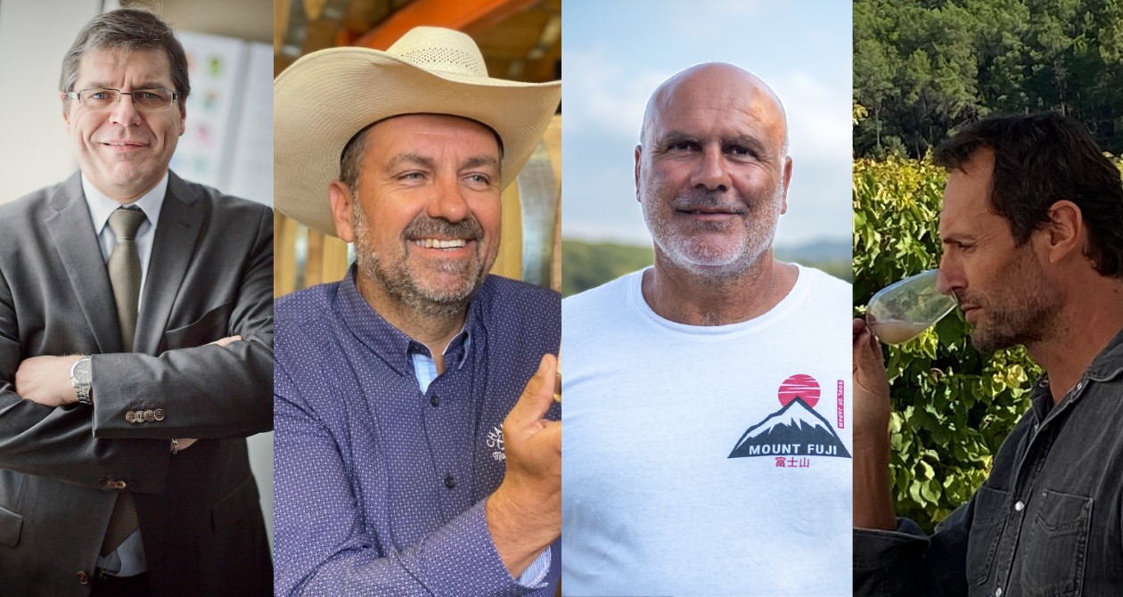 Thierry Chapusot, Jean-Luc Maldant, Bruno Ramirez et Gérald Lafont, les Quatre Mousquetaires du domaine du Tau