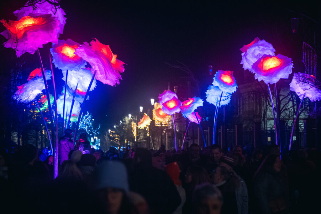 Illuminations de l'Avenue de Champagne à l'occasion des Habits de Lumière