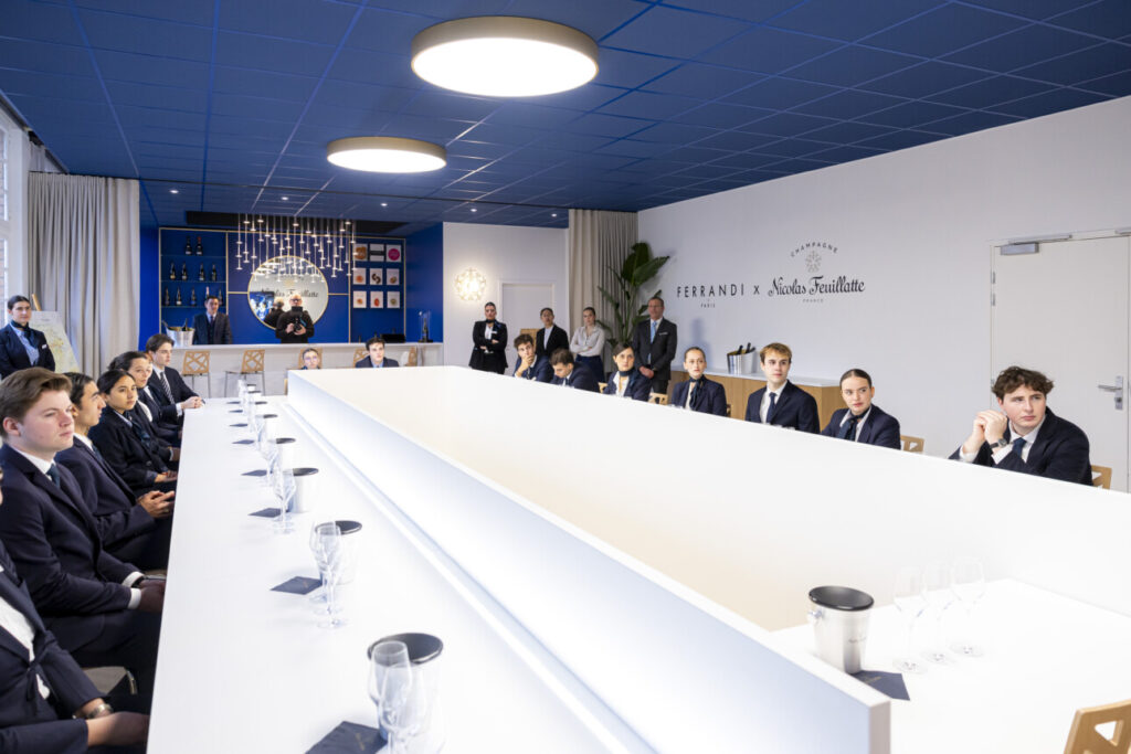 La nouvelle salle de dégustation de l'école Ferrandi Paris