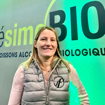 Carole Frelin sur le salon Millésime Bio