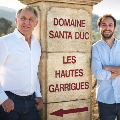 Yves et Benjamin Gras du domaine Santa Duc